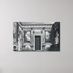 Grecian salong, från 'arkitektoniskt canvastryck