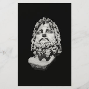 Greco Roman Bust Brevpapper