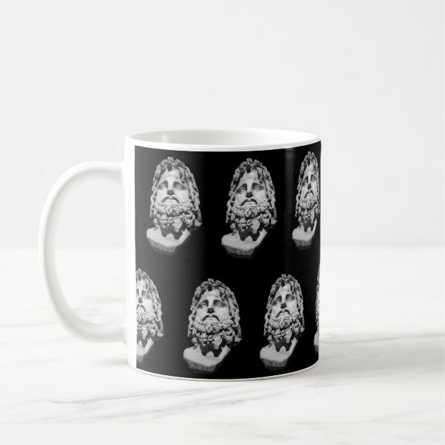 Greco Roman Bust Kaffemugg (Vänster)