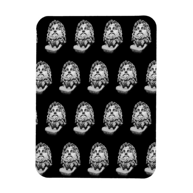 Greco Roman Bust Magnet (Vertikal)