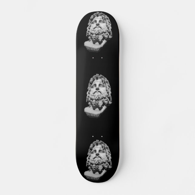 Greco Roman Bust Mini Skateboard Bräda 18,5 Cm (Framsida)
