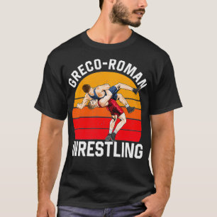 Greco Roman Wrestling Freestyle Wrestler Training T Shirt
