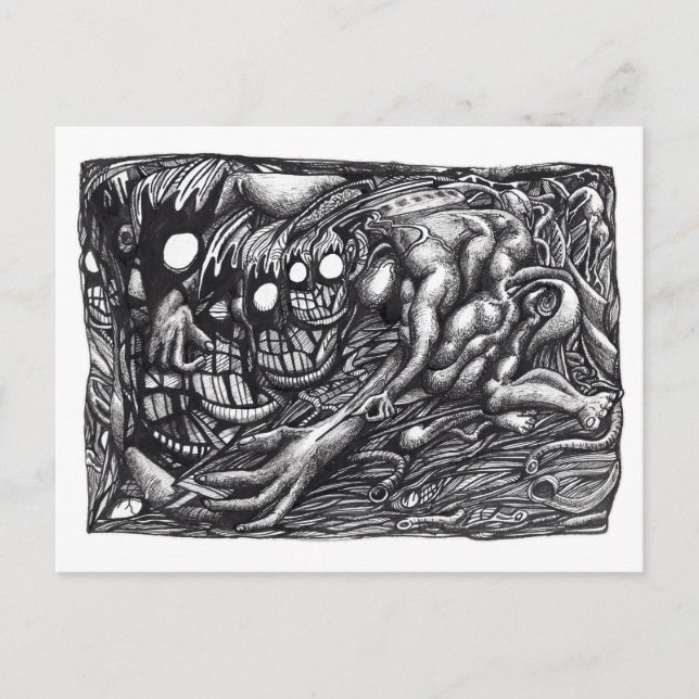 Gredel Mor Dream, av Brian Benson Vykort (Framsida)