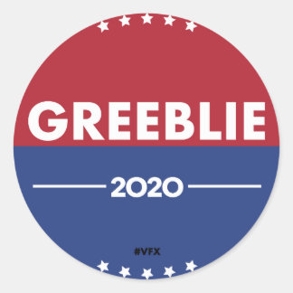 Greeblie 2020 Sticker Runt Klistermärke
