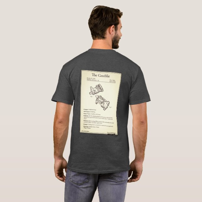 Greeblie patenterad T-tröja T-shirt (Hel baksida)