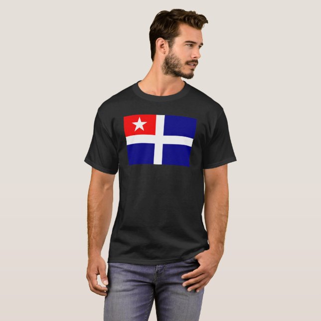 greece för crete regionflagga symbol tee (Hel framsida)