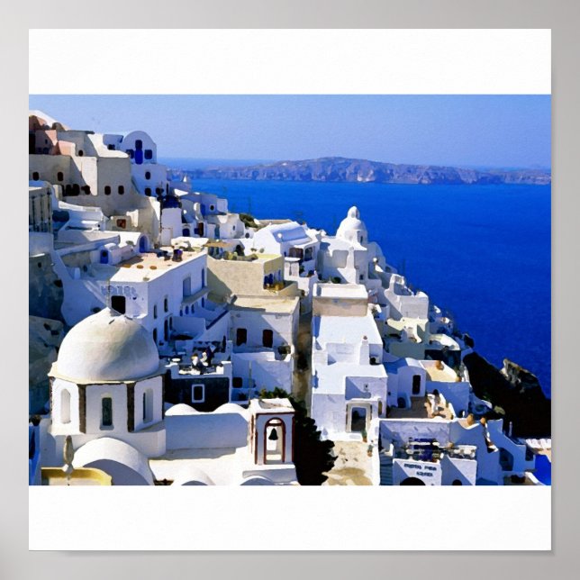Greece Island Poster (Framsidan)
