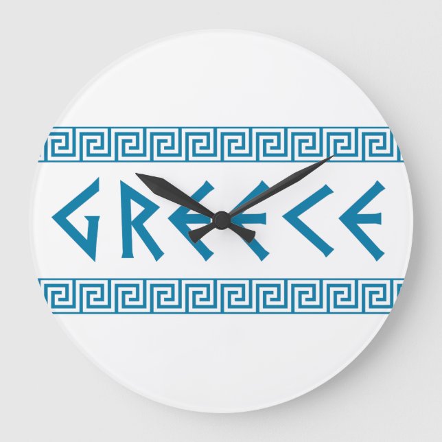 Greece land nationstext namn symbol greek trave stor klocka (Framsida)