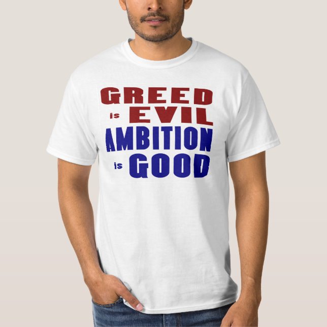 Greed and Ambition T-shirt (Framsida)