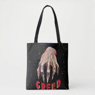 Greed vintage affisch tygkasse