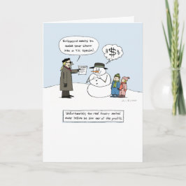 Greedy Frosty | Humant jul | Funny Julafton Helgkort