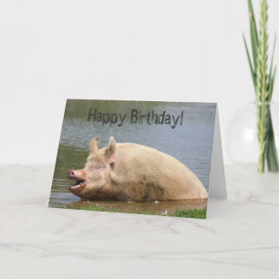 Greedy gris Birthday Kort