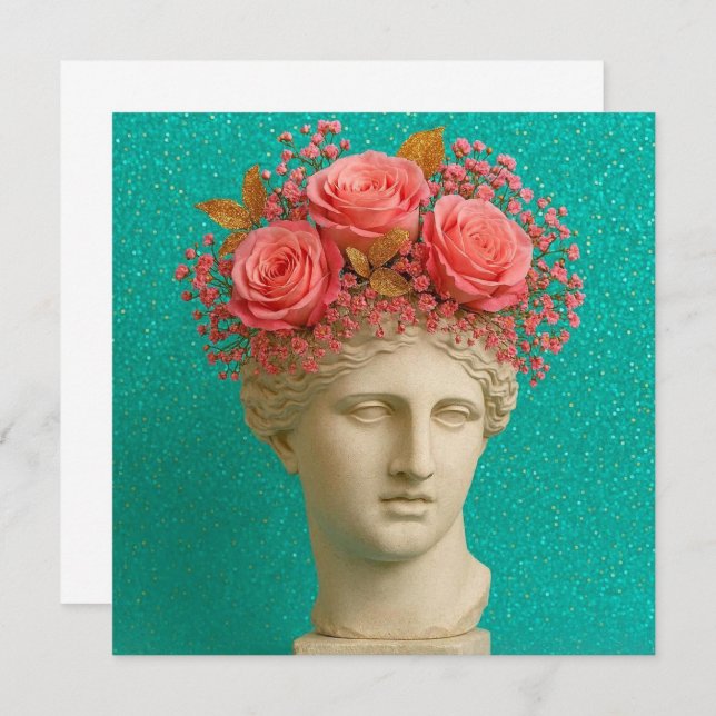 Greek Ancient Greeting Card. Kort (Fram/baksida)