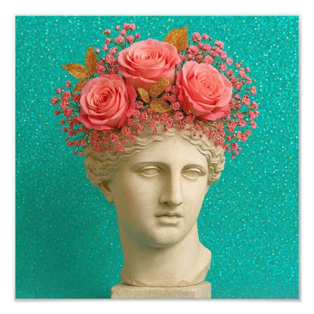 Greek Ancient Poster Print. (Framsidan)