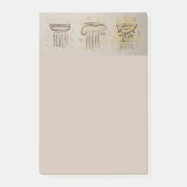 Greek Columns Notepad Post-it Block (Framsida)