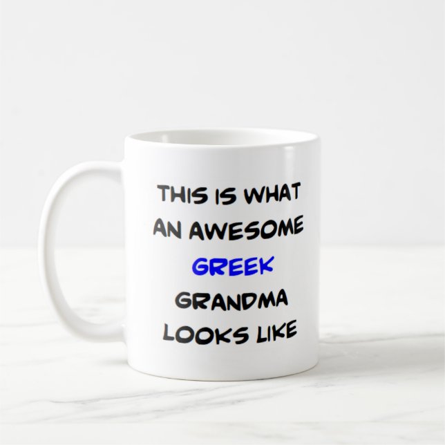 Greek farmma, fantastisk kaffemugg (Vänster)