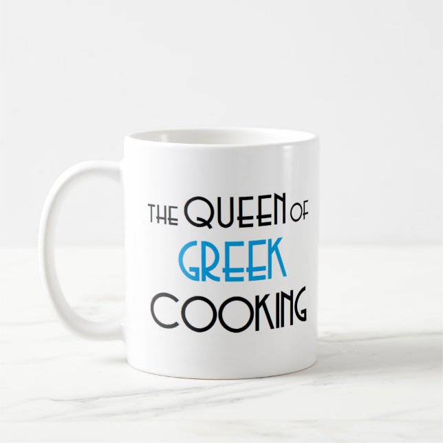 Greek kokdrottning kaffemugg (Vänster)
