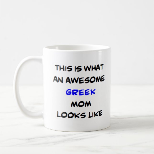 Greek mamma, fantastisk kaffemugg (Vänster)