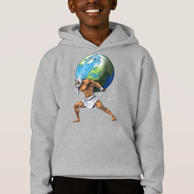 Greek Mythology God Atlas T Shirt (Framsida)