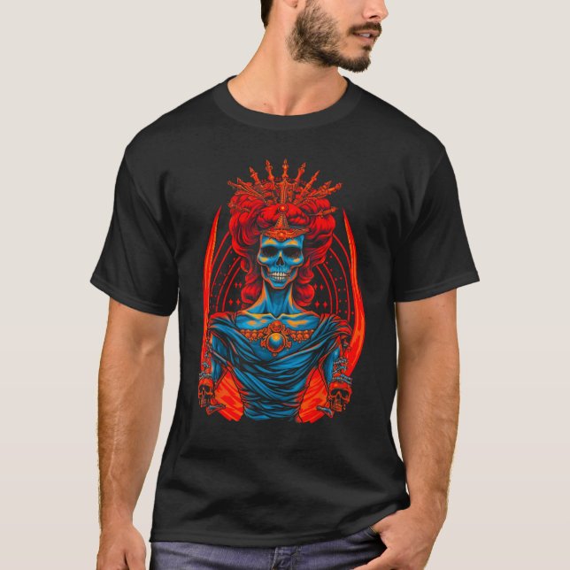 Greek Mythology Persephoneia Hades Wife T Shirt (Framsida)