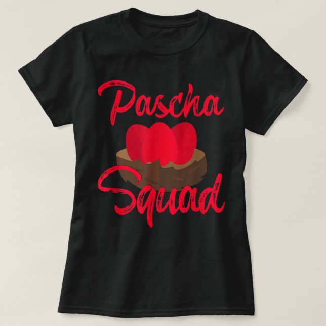Greek Orthodox Easter - Pascha Squad Girls T Shirt (Design framsida)