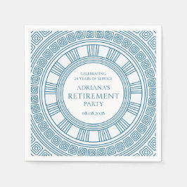 Greek Retirement party Pappersservett