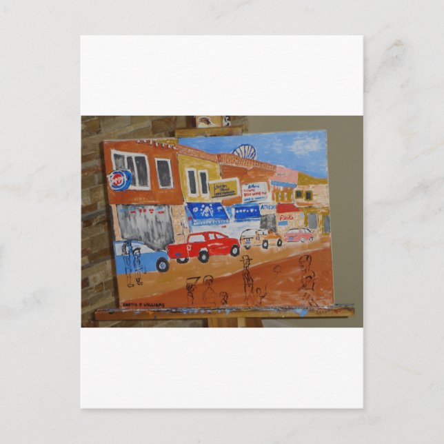 Greektown Detroit Vykort (Framsida)