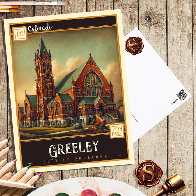 Greeley, Colorado | Gammal vykort (Skapare uppladdad)