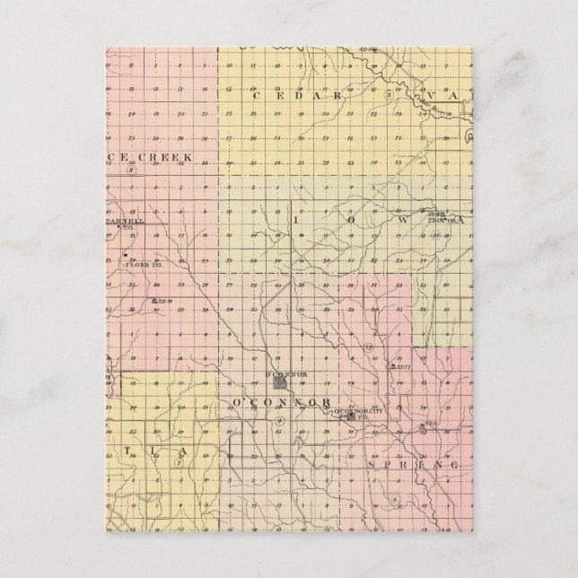 Greeley County, Nebraska Vykort (Framsida)
