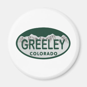 Greeley licensoval magnet