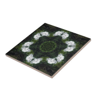 GREEN ABSTRACT DRAWING. SAMER BRASIL 1 KAKELPLATTA