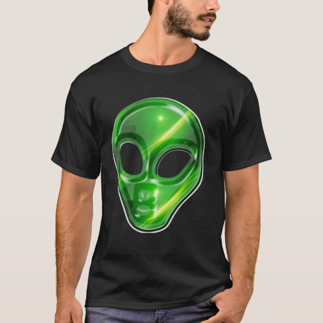Green alien t shirt (Framsida)