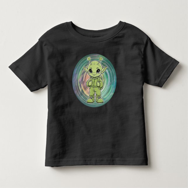 Green Alien T Shirt (Framsida)