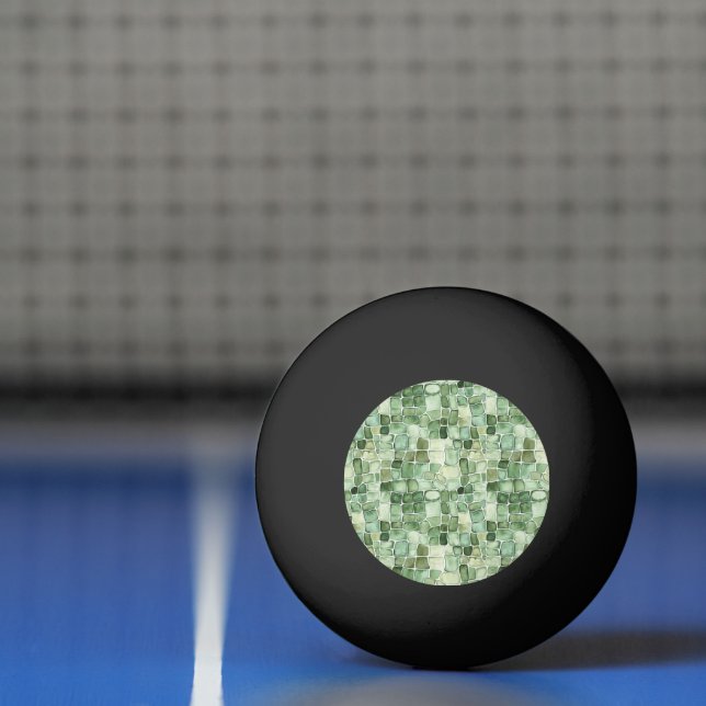 Green Alligator Animal Print Pingisboll (Netto)