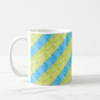 green and blue blocks kaffemugg