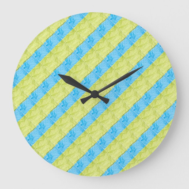 green and blue blocks stor klocka (Framsida)