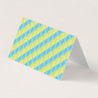 green and blue blocks visitkort