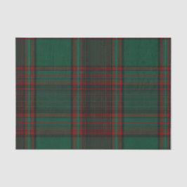 Green and Red Plaid Holiday Tissue Paper
