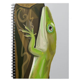Green Anole Lizard Anteckningsbok