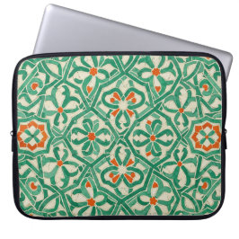 green arabesque laptop fodral