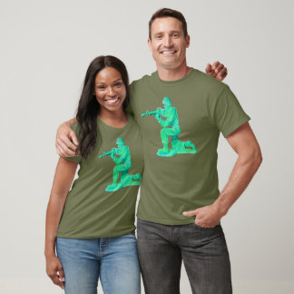 Green Army Man T Shirt
