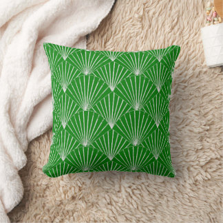 Green Art Deco Design Kudde
