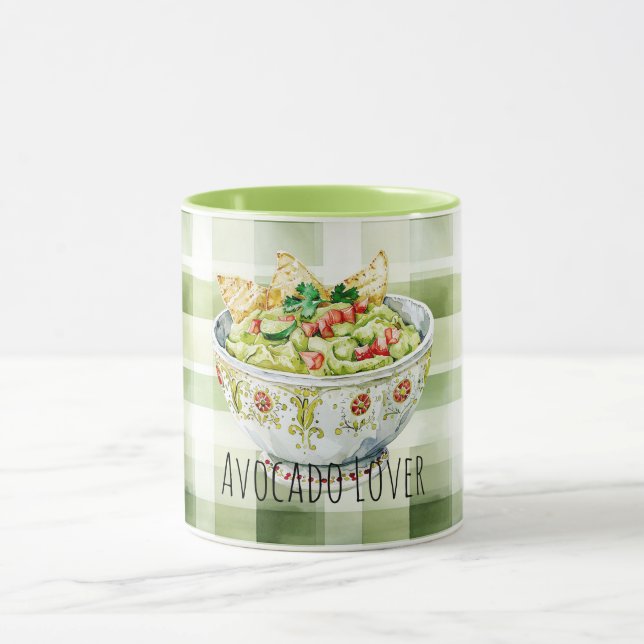 Green Avocados Guacamole  Mugg (Center)