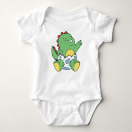 Green Baby Dinosaur Hatching from Egg T Shirt