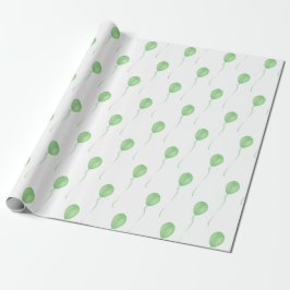 Green balloon Gift Wrapping Paper - Cadeaupapier Presentpapper