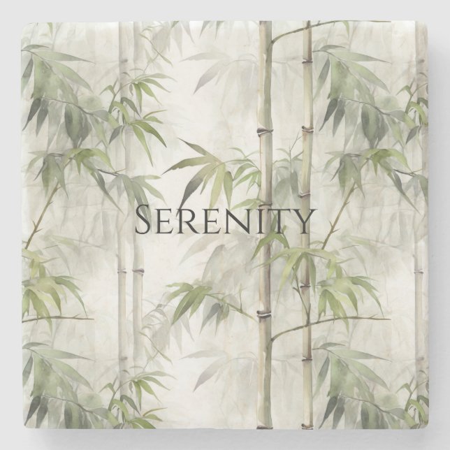Green Bamboo Serenity Stenunderlägg (Framsidan)