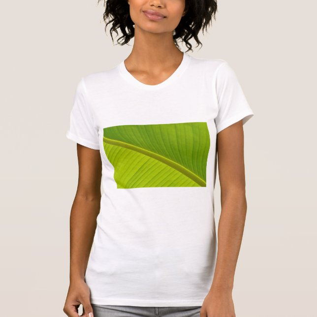 Green banana leaf t shirt (Framsida)