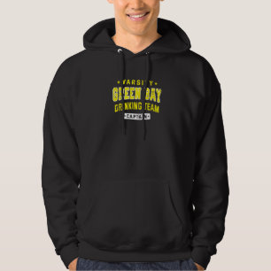 Green Bay Dryckande Team Kapten Öl Hantverksöl Hoodie