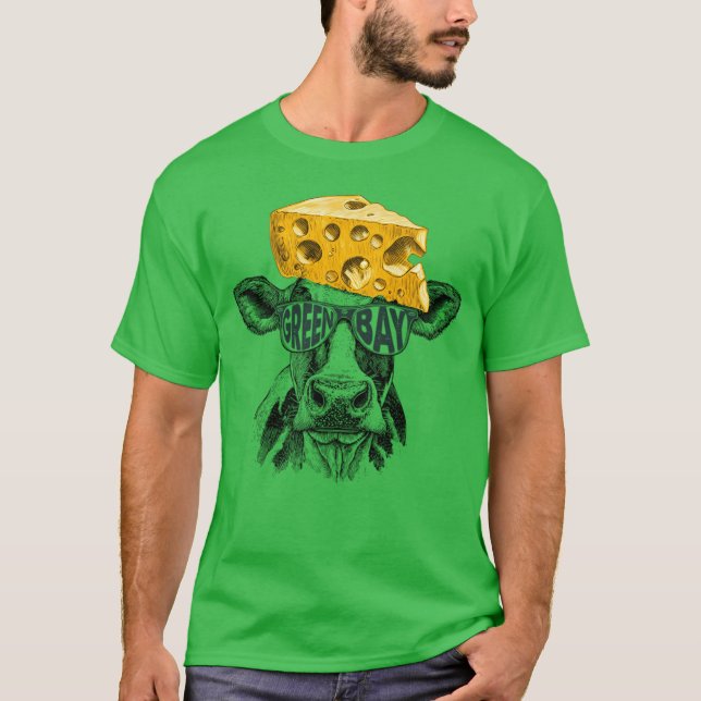 Green Bay Packers Cheesehead Cool Classic tjej T Shirt (Framsida)