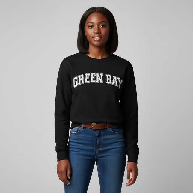 GREEN BAY Universitetsstil Amerika College Lång Ärmad Tröja (Skapare uppladdad)